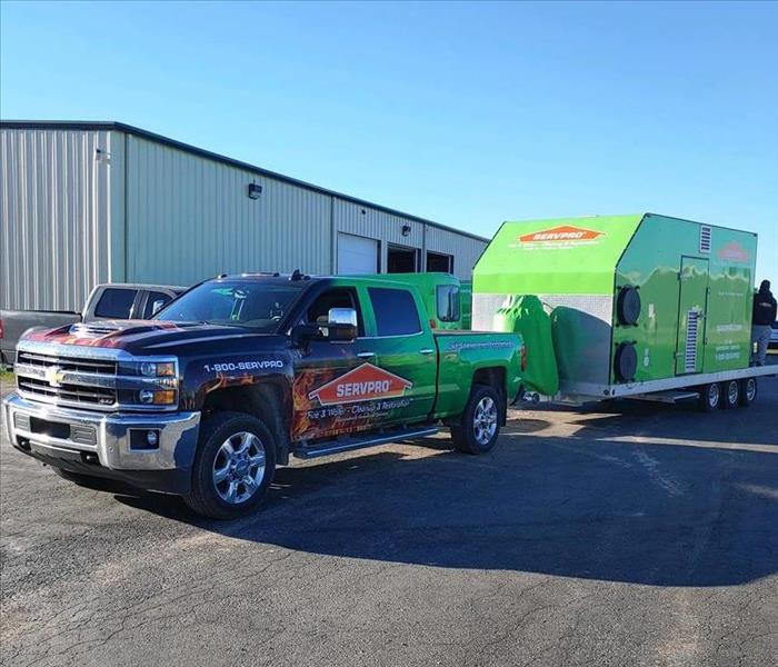 Here to Help - image of SERVPRO truck